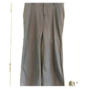 Old Navy Womens 16 Gray  Cream Wide Leg Pants